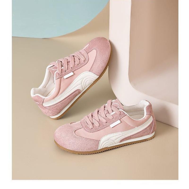 Rosa Damen Schuhe Sommer flachsohlig atmungsaktives Mesh lässige Sport Board Schuhe Sommer