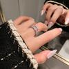 Sleek Luxury Zircon Ring: Trendy Open Index Finger Design for Women