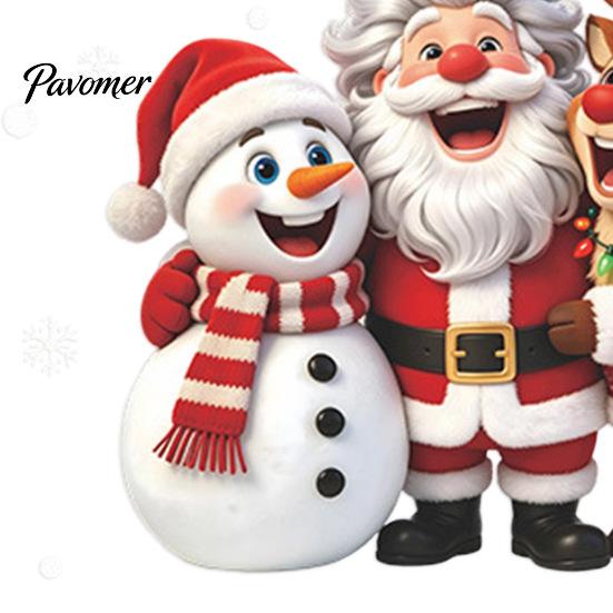 Environmentally Friendly PVC Decals Christmas Window Clings, Peel And Stick Winter Santa Snowman Reindeer Glass Door Holiday Stickers Decals,