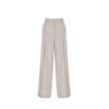 VEROMODA Pleated High-Waisted Straight-Leg Trousers