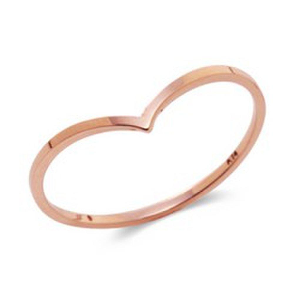 [Bnbgold] 14K/18K Slim Wave Minja Silver Ring Npr35534