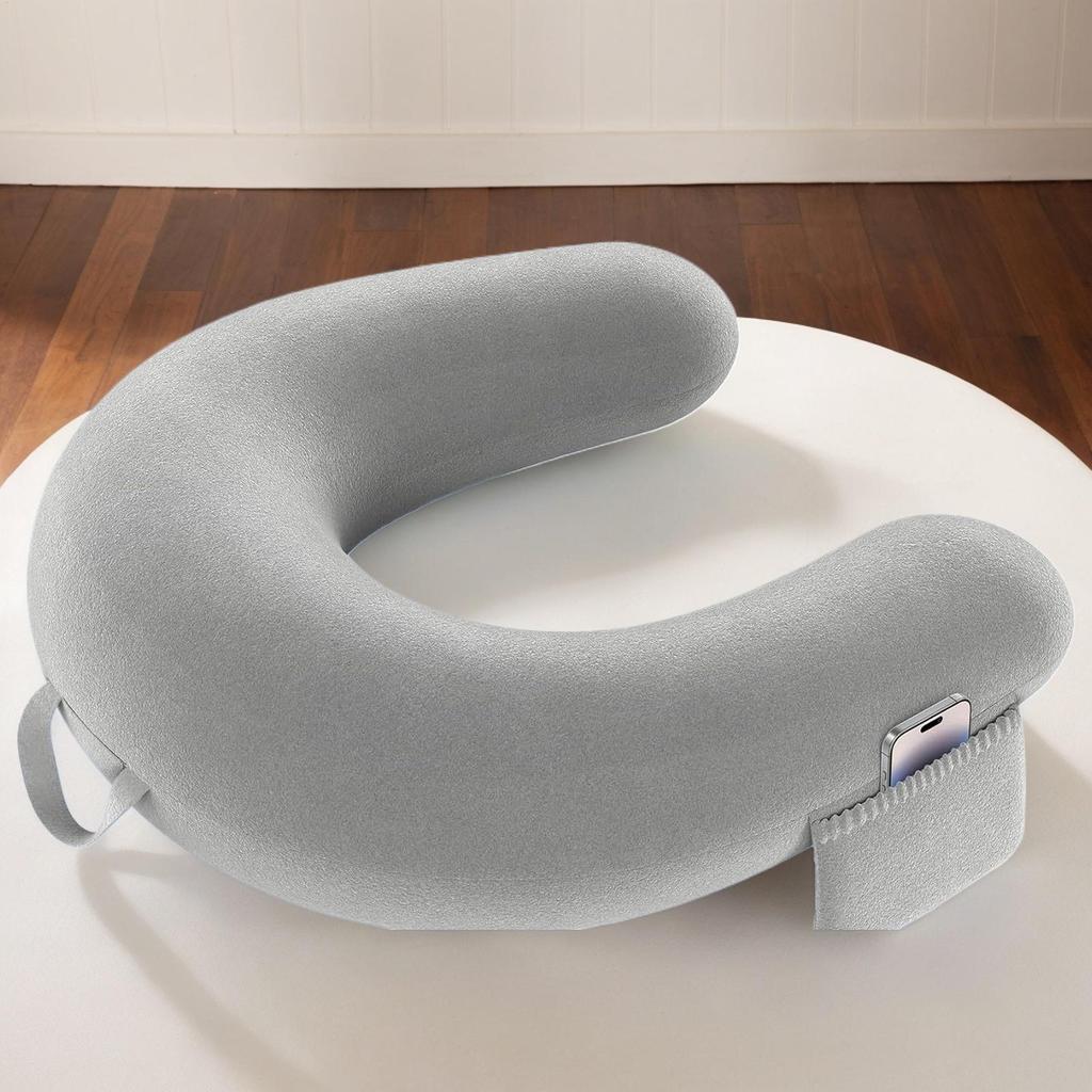 Reading Gaming Pillow Adult Crocheting Pillow to Support Your Arm Portable Desk Soft Skin-Friendly for Watching TV Breastfeeding