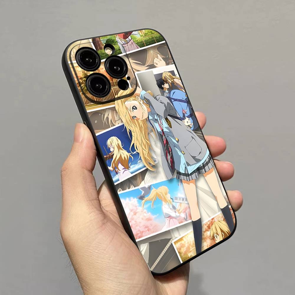 Your Lie In April Phone Case For IPhone 17 16 15 14 11 12 13 Pro Max Plus Mini Soft Back Cover