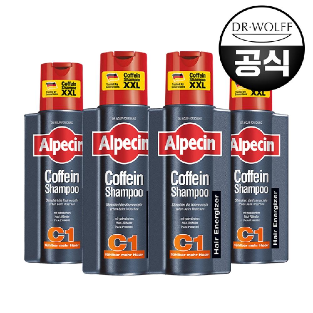 Alpecin Alpecin Caffeine Shampoo C1 Hair Strengthening 375ml X 4 NONE