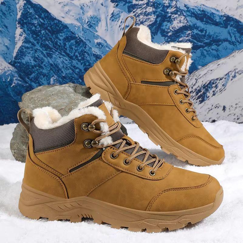 Men Boots New Winter Slippers Warm Men Shoes Waterproof Non-Slip Plush Sneakers Male Tenis Shoes Boots Men Sneakers Winter
