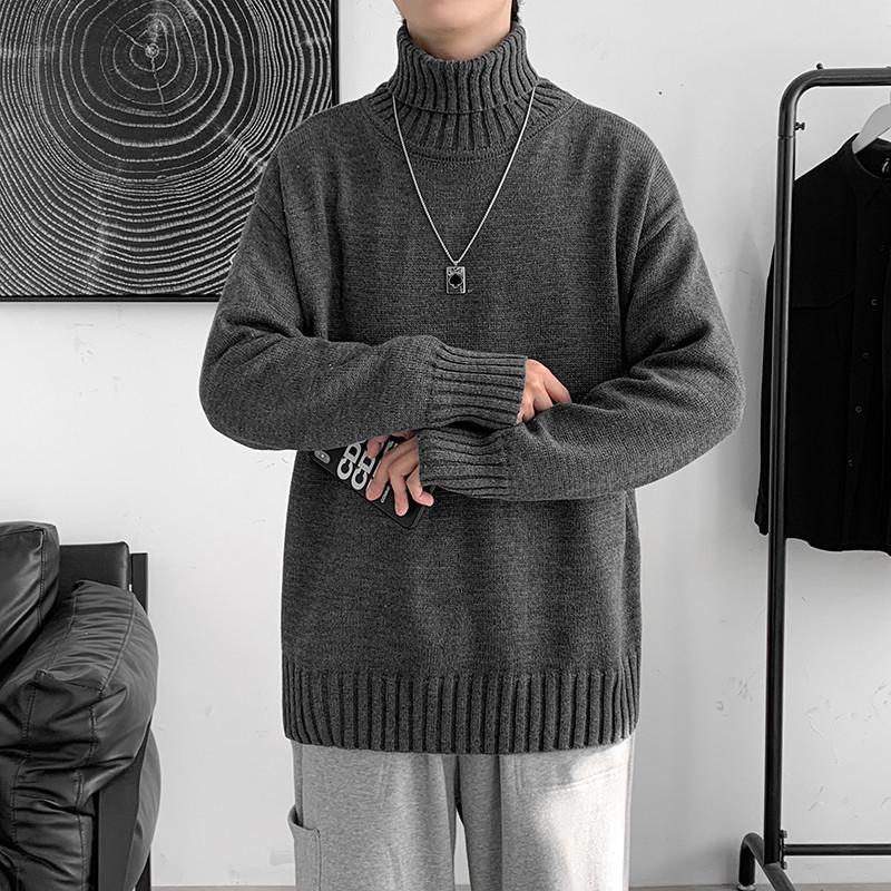 Korejský trendy volný rolák pro muže - Podzim/Zima Hong Kongský styl