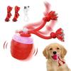 Rechargeable Canine Entertainment Toy Variable Rolled Speed and Sound Effect to Relieve Boredom and Anxiety