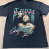 Tupac 2Pac California Love Graphic T-Shirt Black Mens Large 2021 Licensed HipHop Unisex T-Shirt