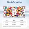Panda Love Art Print Theme Quick Dry Beach Towel Custom Name Text Print Large Sand Resistant Towel Beach Vacation