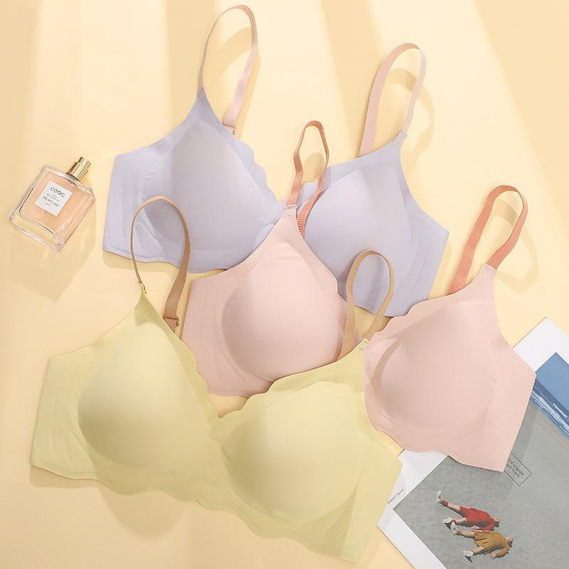 Crystal Jelly Seamless One-Piece Sports Bra: Thin, Anti-Sag, Wire-Free, Beautiful Back, Small Chest Support