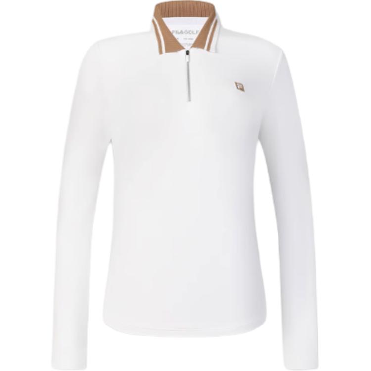

New FILA Golf Series Polo Shirt Women s Jade White A11W515213F-WT 170/88A/L