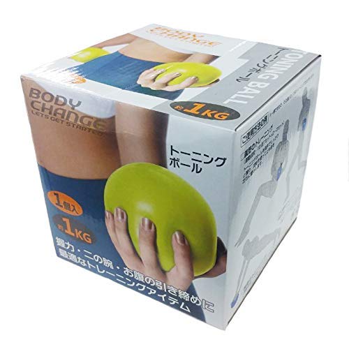 BODY CHANGE Toning Ball 1kg STB-01 / Pilates, Yoga, Exercise, Walking, Diet, Core Training, Dumbbells, Rehabilitation, 1kg