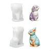Sturdy Silicone Rabbits Mould Craft Supplies For Holiday DIY Projects