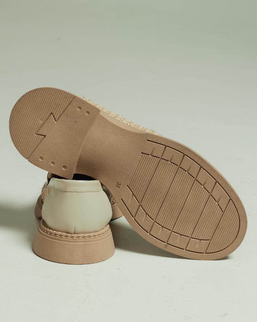 Women's Loafers Krula 6907 36 Beige Textile