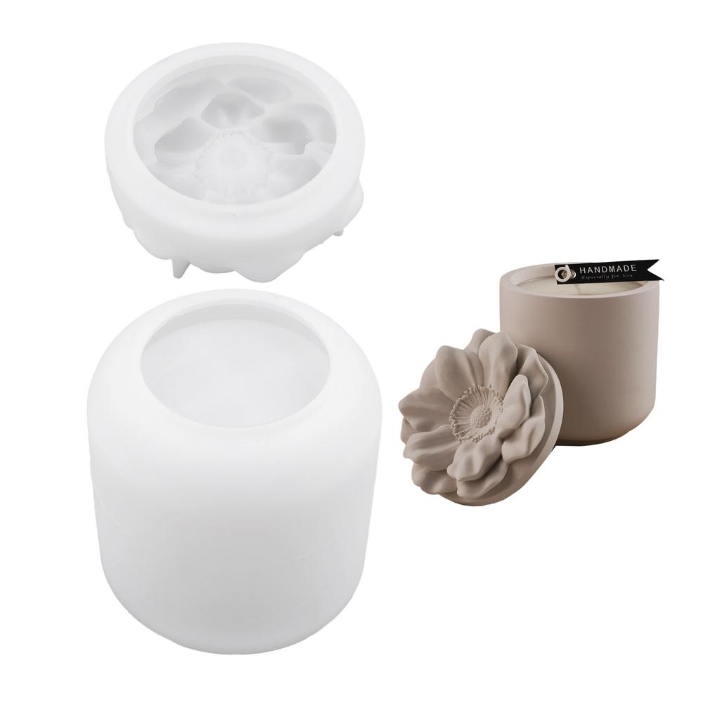 Large Flower Sturdy Silicone Resin Mould for Epoxy Castes Jewelry Dishes Jar Making Creative Craft Supplies Projects