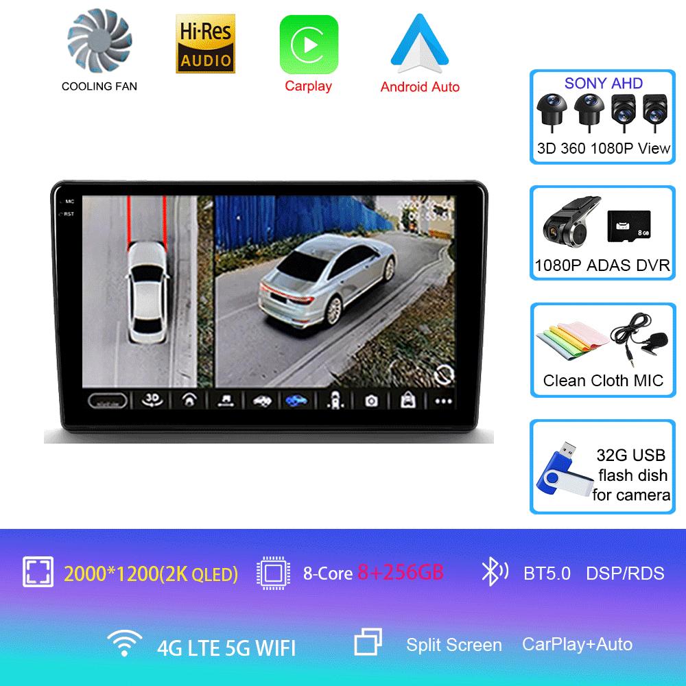 Car Radio Android14 Carplay For Citroen Berlingo For Peugeot Partner 2008 - 2019 Navigation GPS Multimedia Player WiFi BT Stere