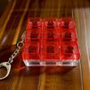 Hot 9 Keys Mechanical Keyboard Axis Tester Finger Keyboards Key Toy Stress Relief Fidget Button Toys Keycap Keychain Gift
