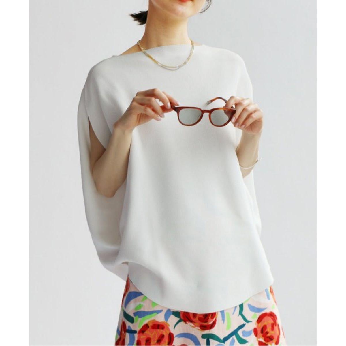 Good condition IENA / Iena MARU knit pullover white
