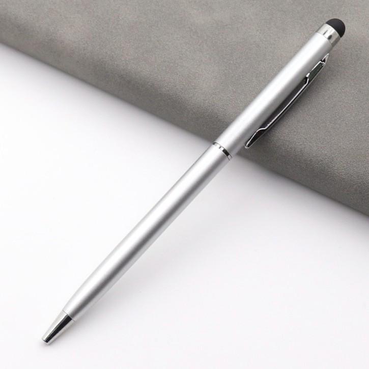Multi-Color Metal Ballpoint Pen - Capacitive Touchscreen Stylus, Medium Oil, Custom Logo Option, Perfect for Gifts