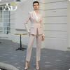 Sea Salt Pink Suit with Trousers