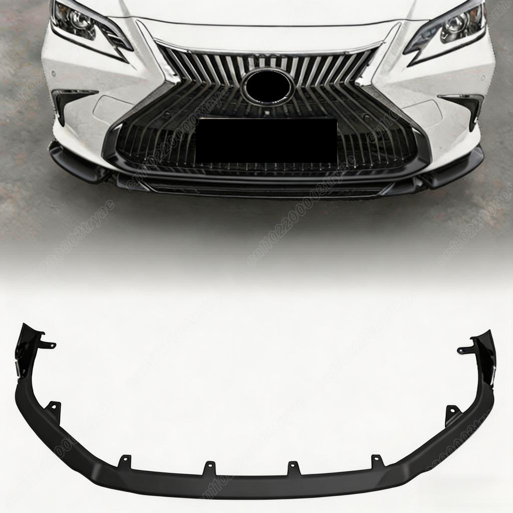 For Lexus ES 2018 2019 2020 2021 2022 Automobile Front Bumper Splitter Lip Chin Decorative Spoiler Automobile Body Modification