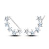 Cute Unicorn Stud Earrings Silver Plated for Little Girl Crystal Cat Mouse Elephant Heart Star Earring Gift Jewelry