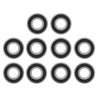 10pcs 69002RS Rubber Sealed  Deep Groove Ball Bearings 10mm*22mm*6mm