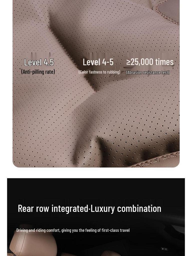Xiaomi Ventilated All-Season Car Seat and Lumbar Support Cushions for Mercedes-Benz and BMW, with Integrated Rear Seat Trim.