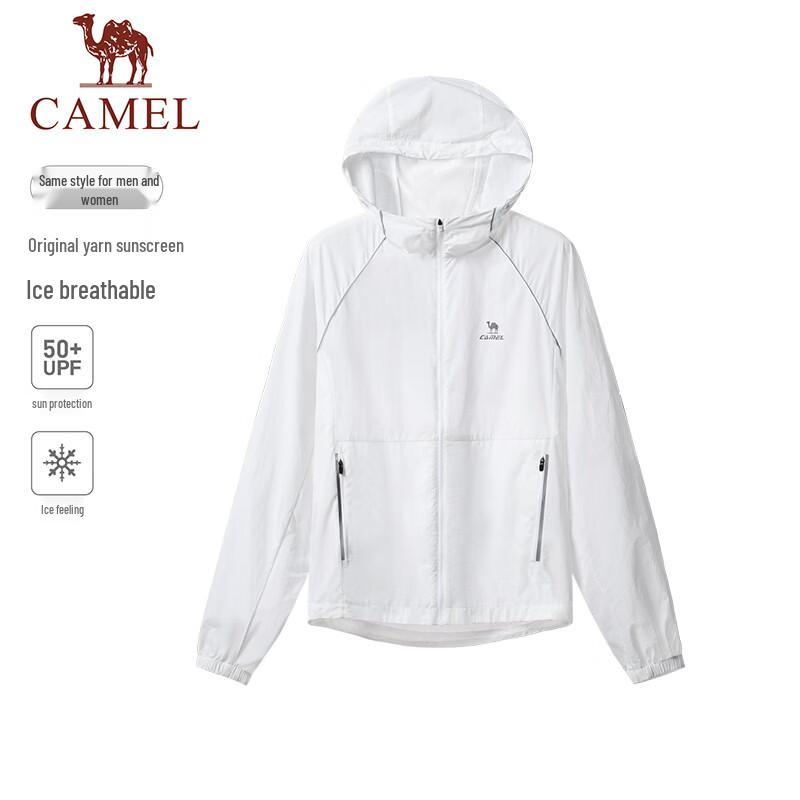 Camel Unisex Ice-feel Hooded Sun Protection Jacket C16BR2Q5045