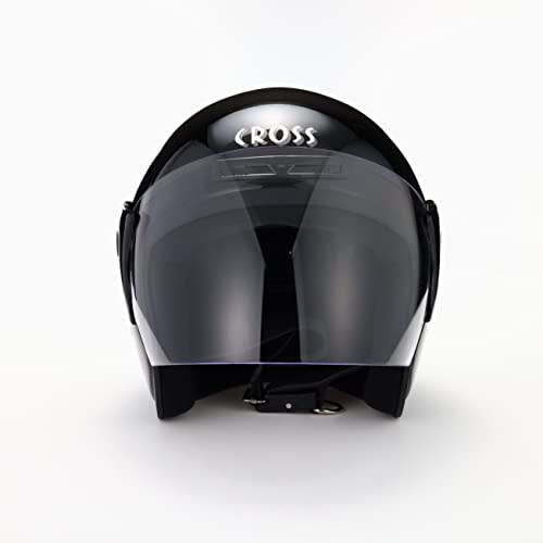 LEAD Motorcycle Helmet Jet CROSS Black CR-720 -