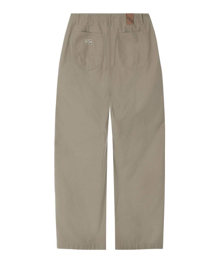 LEE Back Satin Fatigue Pants Beige