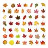 Waterproof 50 Sheets Fall Leaves Stickers For Kids Crafts Paper Decals Safe Home Decor Art Supplies