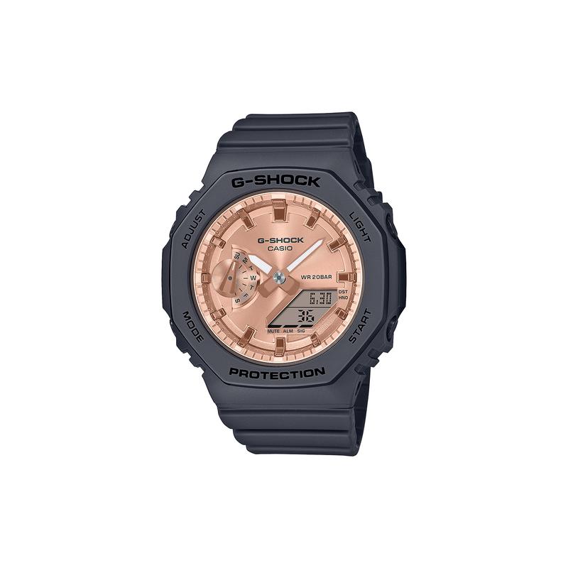 

Casio G-SHOCK Series Available Gift Box Student Versatile Pink Gold Octagon Sports Waterproof and Shockproof Quartz Movement Resin GMA-S2100MD-1ADR розовый