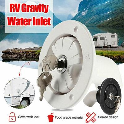 With Keys Lockable Gravity Fresh Water Fill Hatch Fresh Water Filling Locking Inlet Hatch Filler Cap Refueling Port