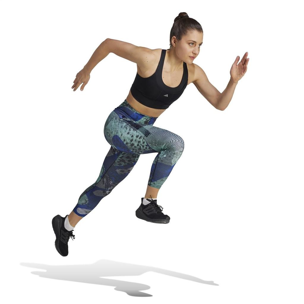 adidas W ADIZERO AOP T Track and Field Running NEJ26 Blue XS Tights/Spats (HR9587) Black/Lucid