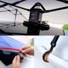 25W Automatic Remote Control Car Umbrella Tent Sun Shade Awning Shelter Cover SUV Truck Sun Shade Waterproof Fold Car Canopy Tent