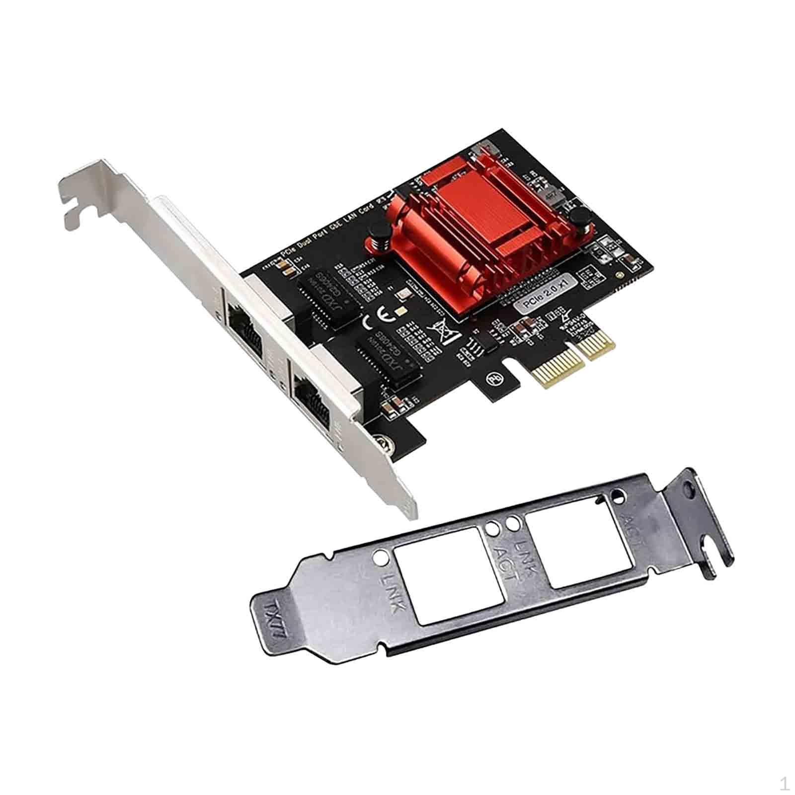 

Заміна внутрішніх компонентів мережевої карти Gigabit PCIe для портів, проста установка для підтримки Pxe 2.5G