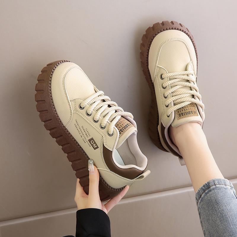 Autumn 2025 Women's Sporty Casual Platform Shoes - Lightweight, Thick-Soled & Versatile