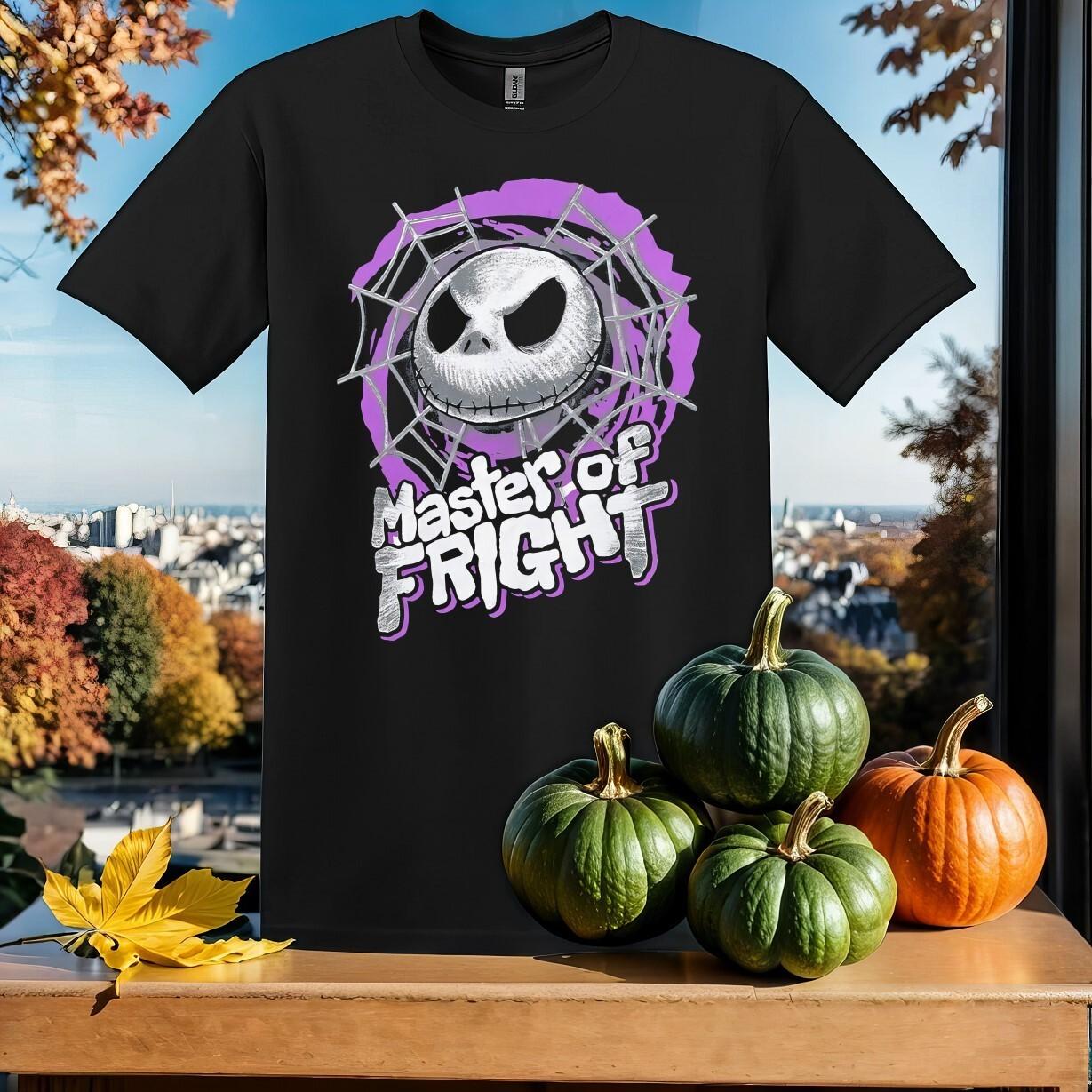 Master Of Fright Jack Skellington T-Shirt Mens Womens Tees Top T Shirt Mens Womens Tees Top Men Women Unisex Tshirt SY531 4XL