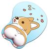 Office Ergonomic Silica Gel Non Slip Gaming Dog Wrist Rest Mouse Mat Corgi Mouse Pad Wrist Support