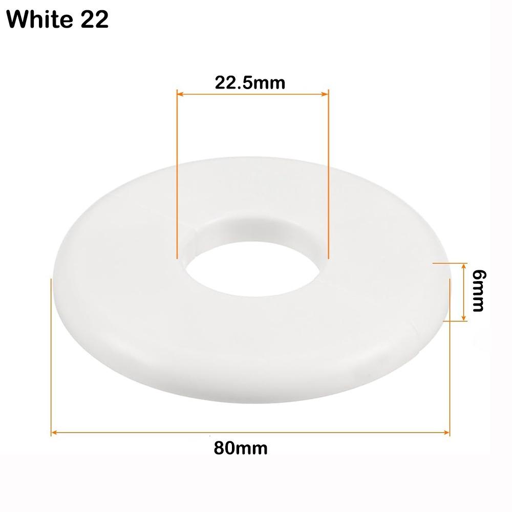 Useful ABS Shower Faucet Cover Round Black Faucet Decorative Cover White Faucet Accessories Shower