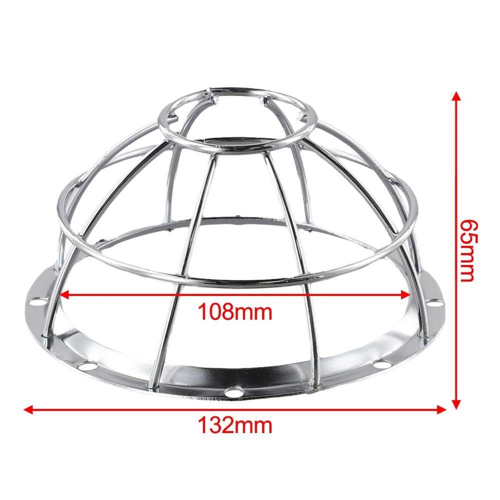 Iron Smoke Detector Protective Cover Silver Explosion-proof Lampshade Heavy Duty Fire Covers  Lamp