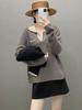 Women's European Style Cloud-Soft Cashmere Sweater, Thick, Loose Fit with Pockets, Perfect for Autumn/Winter