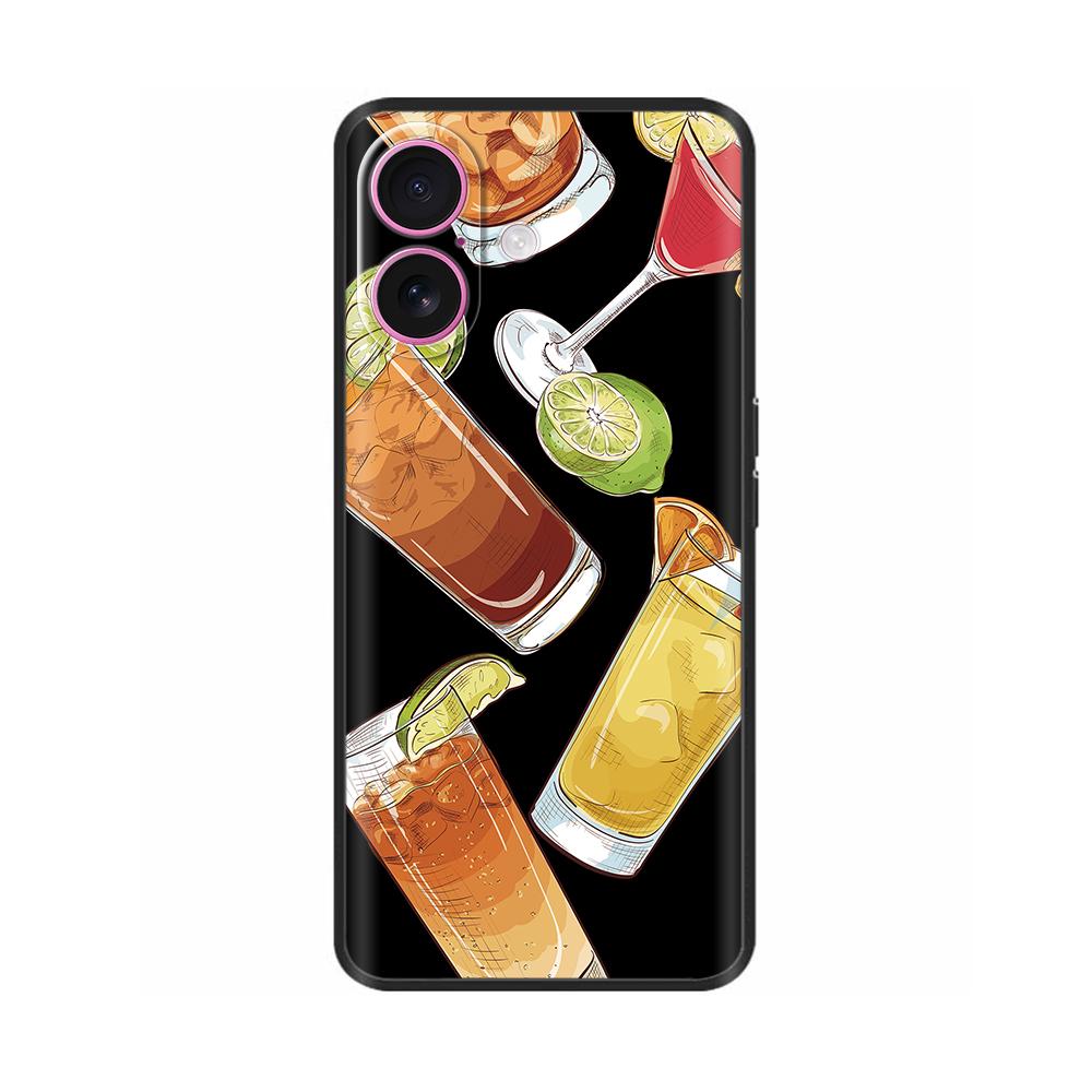 Luxury Shockproof Cover For iPhone 16 Plus Soft Silicone Case For Apple iPhone 16+ 16 Pro Max Bumper Soft Phone Protective Cover