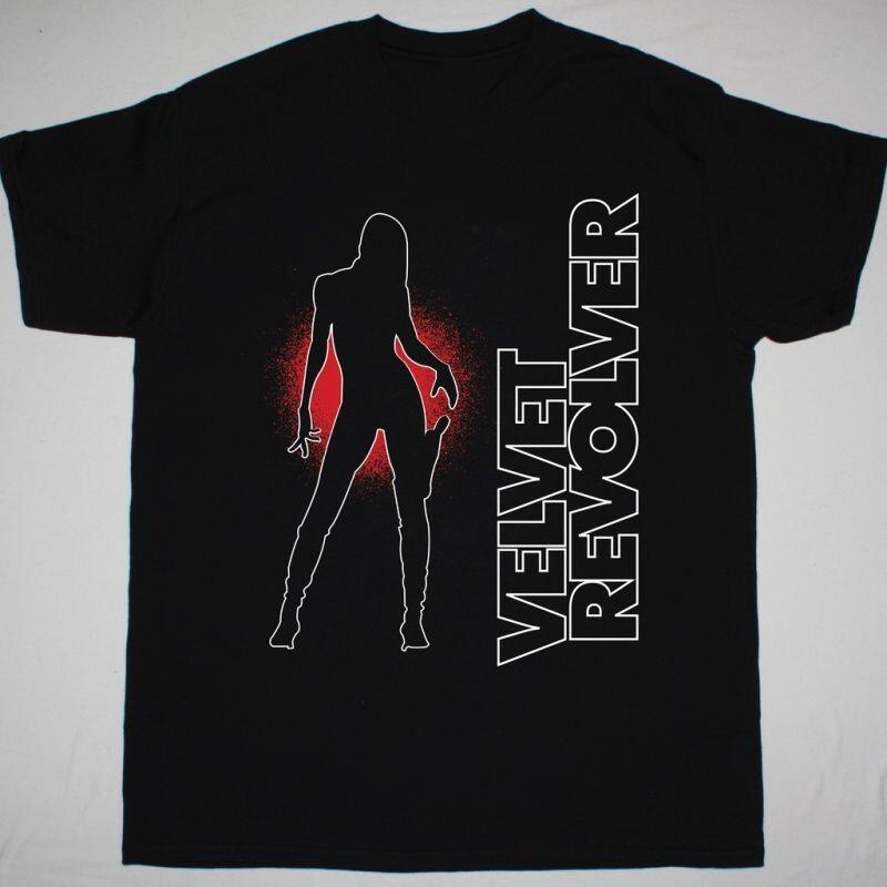 Vtg Velvet Revolver Band Heavy Cotton Black T Shirt For Men S-5XL For Men BL232 Unisex T-Shirt S