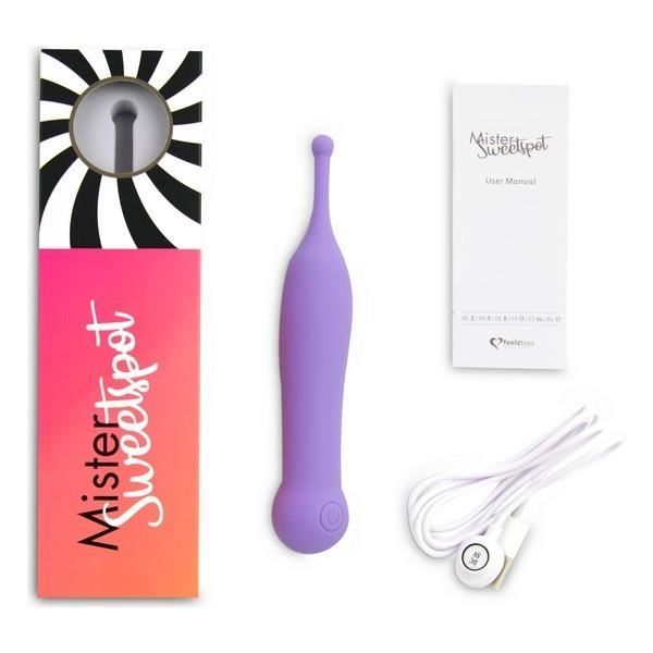 Stimulateur clitoridien - FeelzToys - Mister Sweetspot - Rose - Silicone - Vibrant