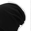 Adjustable Length Winter Cycling Running Hats Stacked Solid Color Winter Sport Cap Windproof Breathable Outdoor Warm Hat