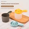Kitchen Manual Juicer for Home Lemon Juicer with Scale Hand Press Juice Handy Gadget Portable Juice Separator