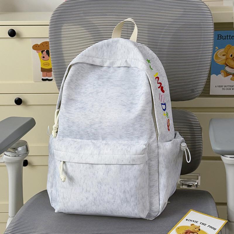 Schoolbag Women's Simple Large Capacity Travel Backpack Women's Leisure Tide Japanese Junior High School High School Student Backpack