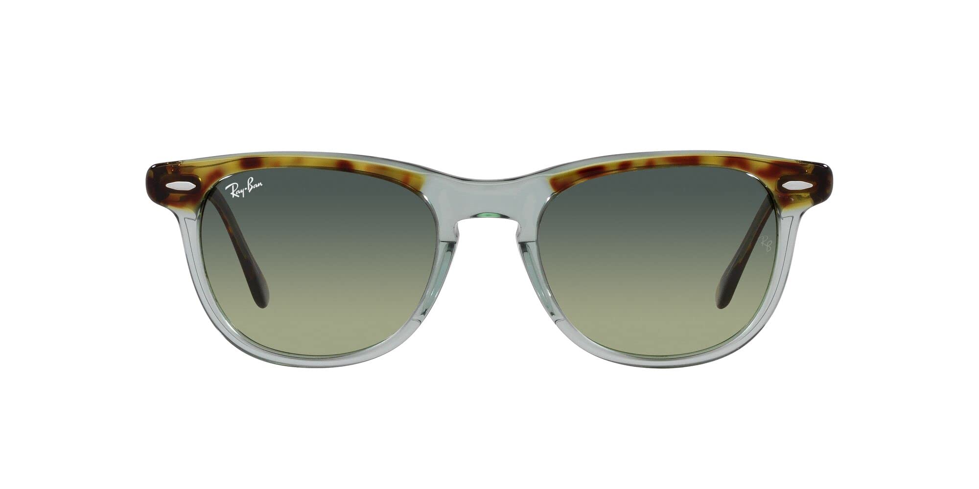 Солнцезащитные очки Ray-Ban EAGLEEYE RB2398F 53 мм Гавана на прозрачно-зеленом 1294GJ